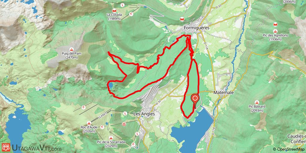 Pyrénées Catalanes - Circuit VTT-FFC N° 6 : La Devèze