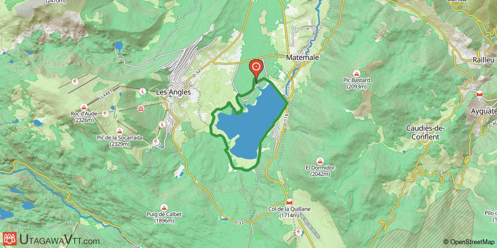 Pyrénées Catalanes - Circuit VTT-FFC N° 10 Le tour du lac de Matemale