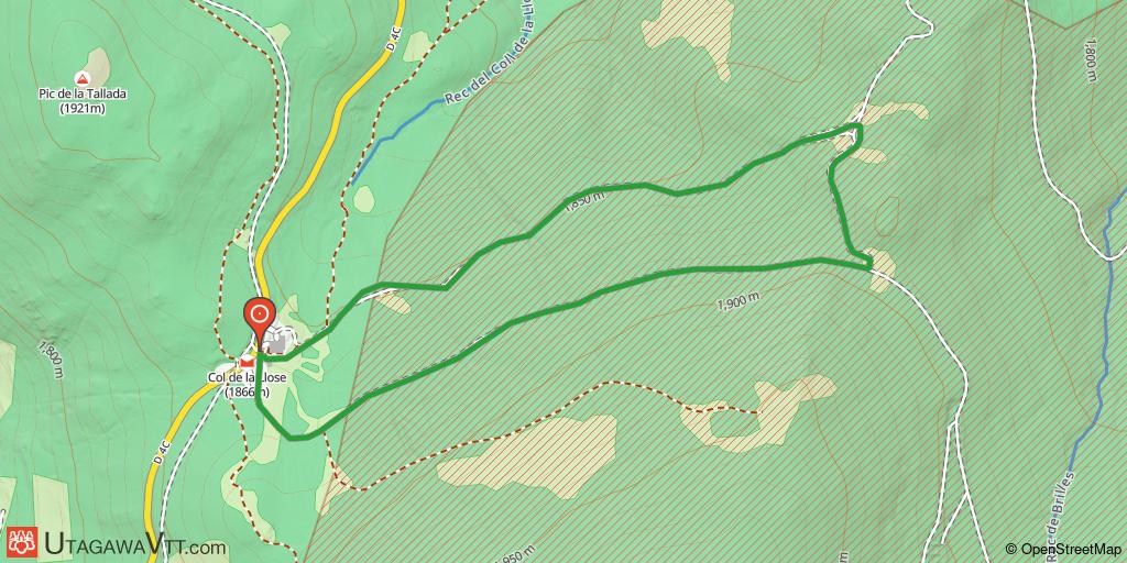 Pyrénées Catalanes - Circuit VTT-FFC N° 16 : Le Cortal