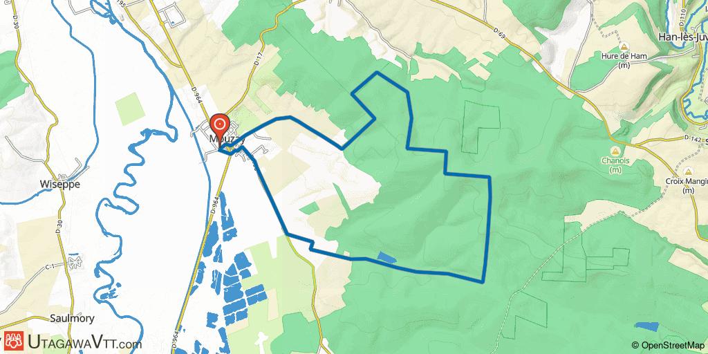 Mouzay- Parcours N° 2