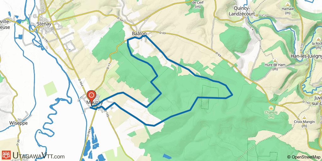 Mouzay - Parcours N° 3