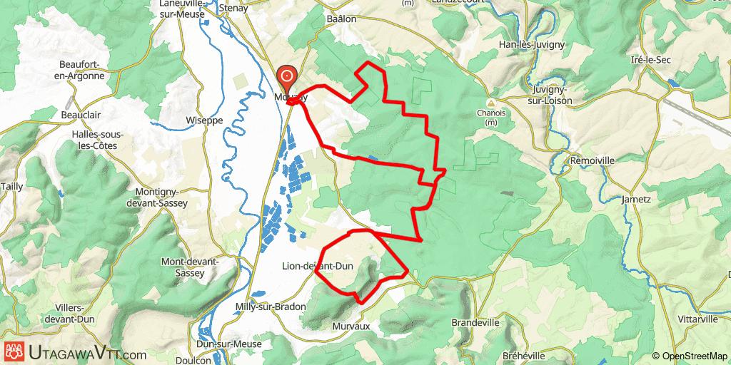 Mouzay - Parcours N° 5