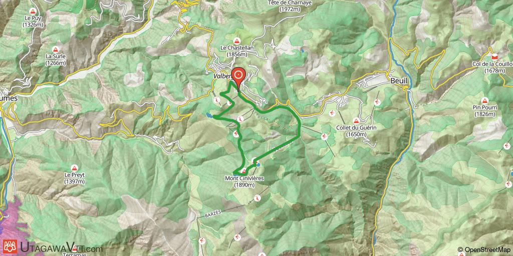Valberg - Boucle des 3 lacs