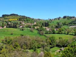 Vue sur le village d'Arcinges