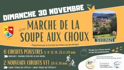 Flyer Sevelinges Rando de la soupe aux choux 2025