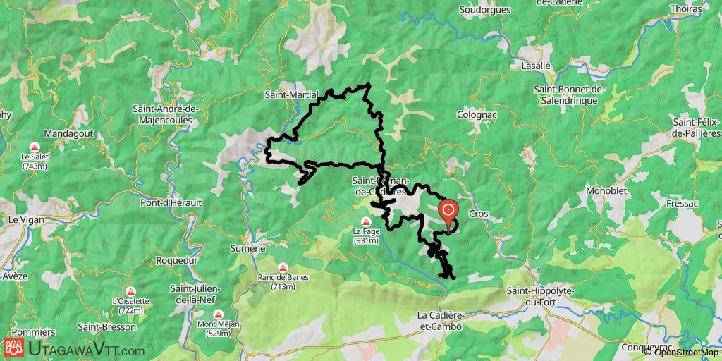 Spéciale Cévennes par les gorges de la Cadière