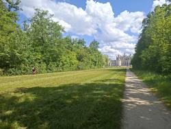 Vue sur le château de Chambord
