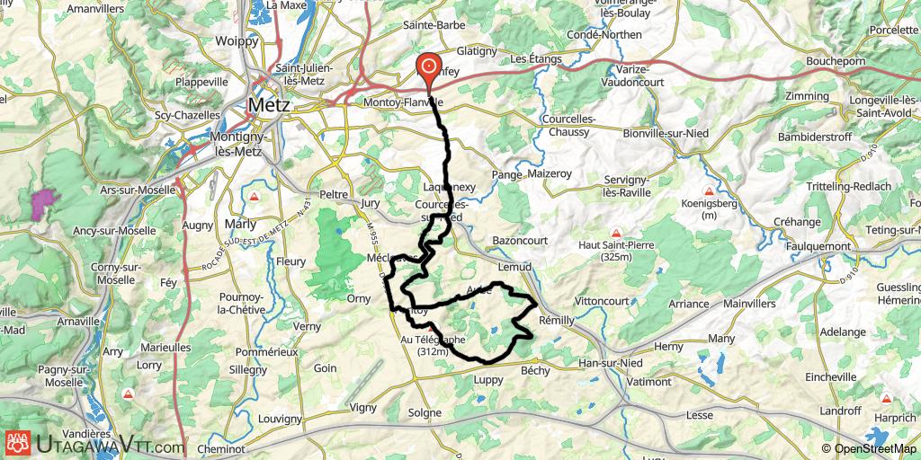 De Montoy-Flanville vers Luppy