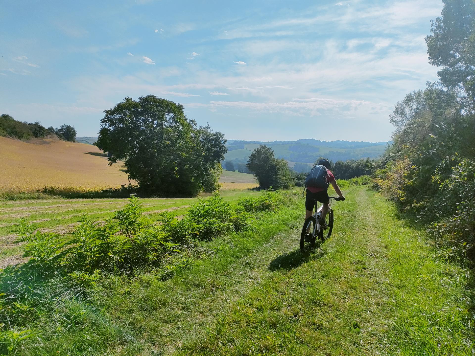 Site VTT-FFC N° 319 - Circuit N°4 bleu : Vallées de la Save et de la Gesse