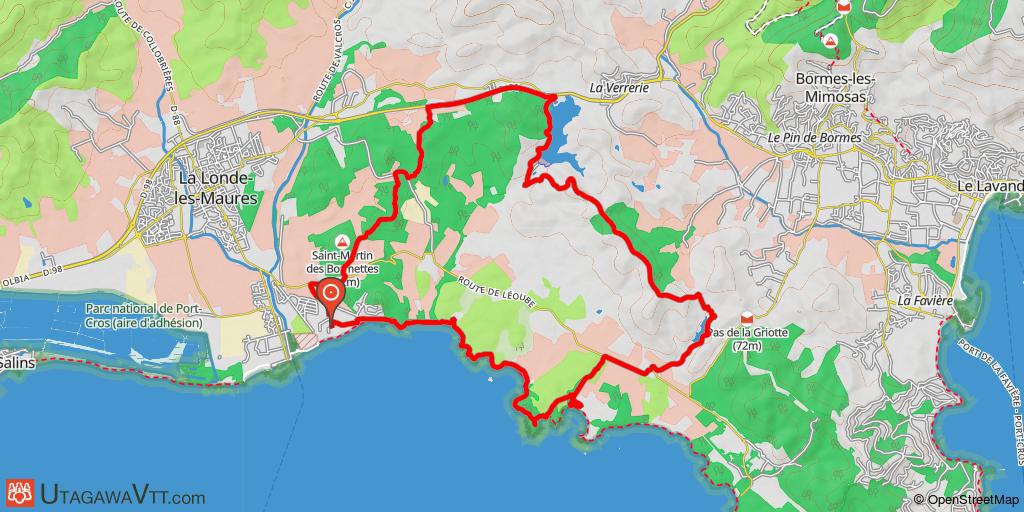 Les 2 barrages, de la Londe au Lavandou