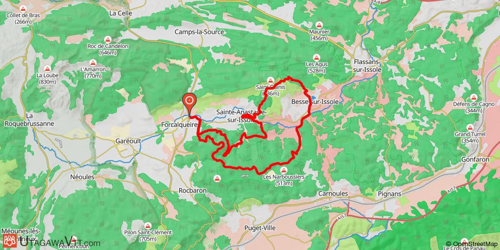 Plateau de Thèmes - Besse/Issole - Sainte Anastasie