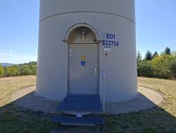 Passage au pied de l'éolienne E01