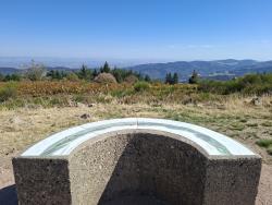 Hameau de La Verrerie, table d'orientation