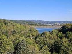 Plan d'eau de l'ancienne mine d'uranium