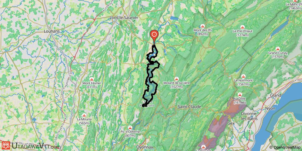Tour du lac de Vouglans