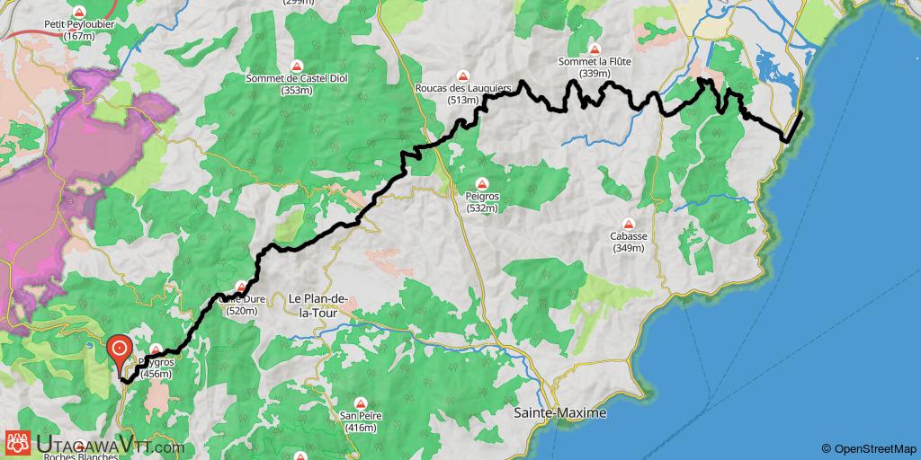 La Grande Traversée des Maures - La garde - St Aygulf (Etape 3/3)
