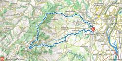 Alaï - Sainte-Consorce - Cols de la Croix du Ban, de la Luère et de Malval - Yzeron
