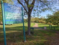 Paray-le-Monial, Coulée verte au bord de la Bourbince