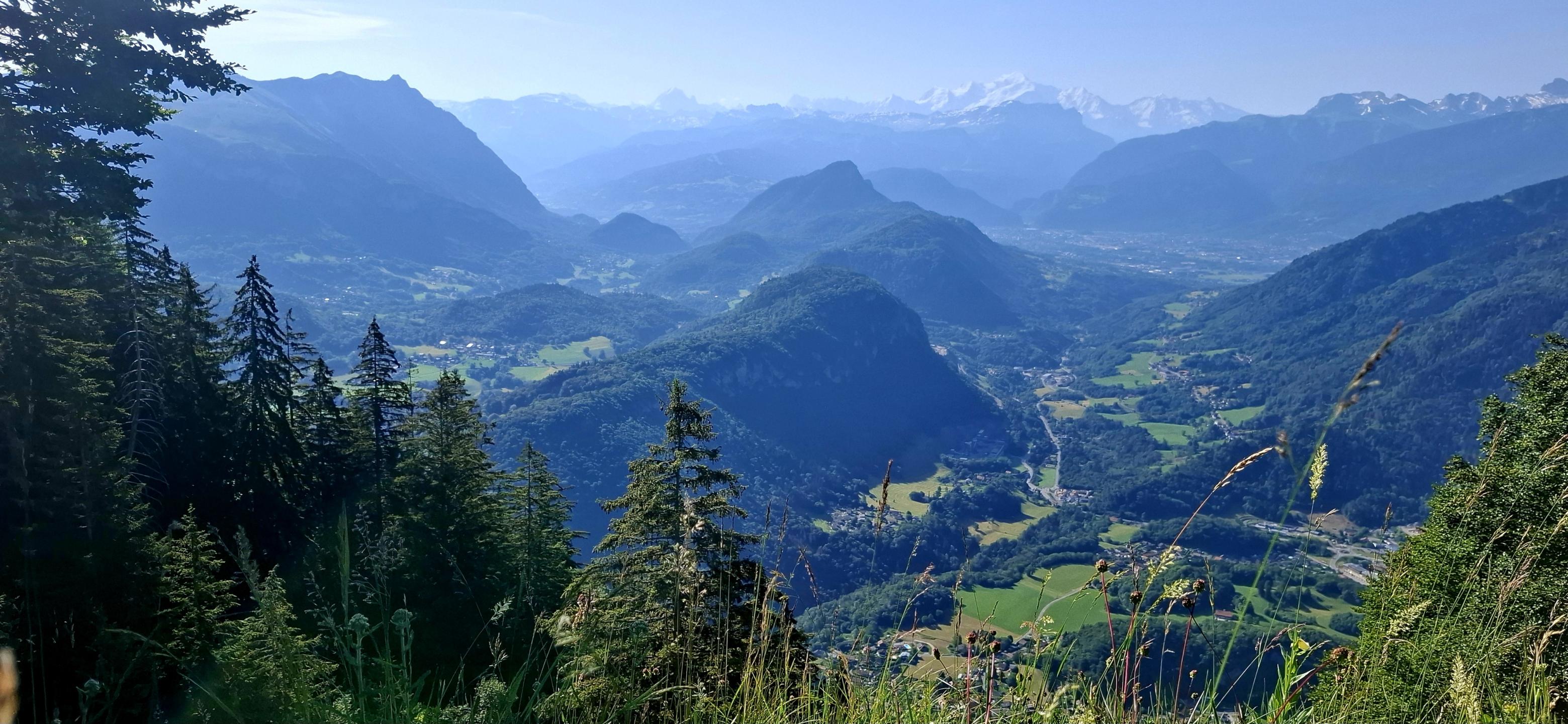 Pointe des Brasses et descente des Echauds