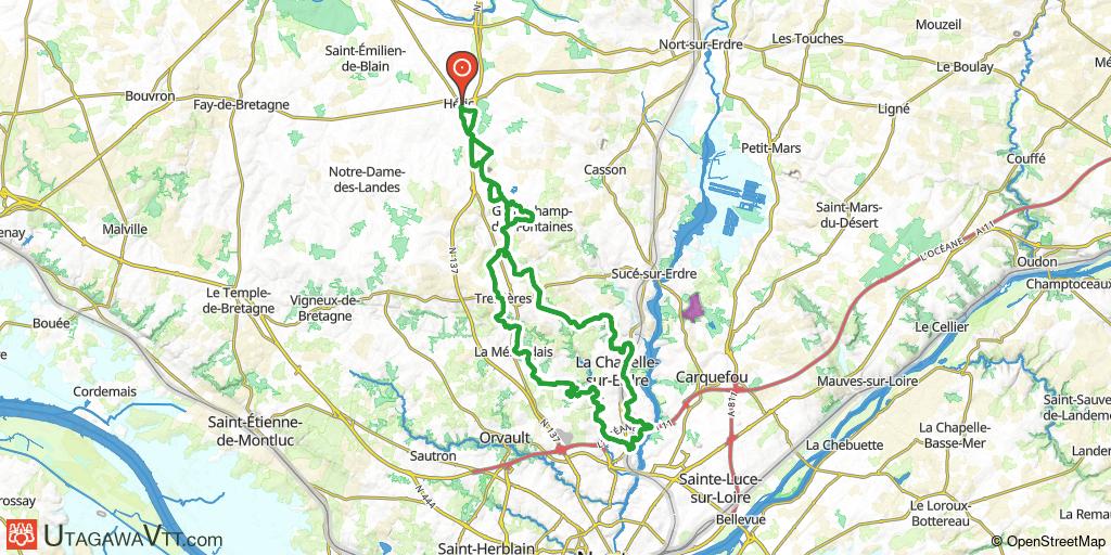 Héric - Grandchamp - La Chapelle-sur-Erdre - Treillières