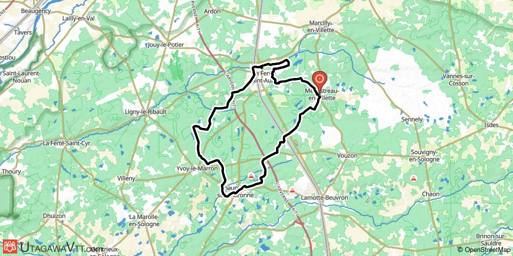 Ménestreau-en-Villette - Yvoi-le-Marron - La Ferté-Saint-Aubin