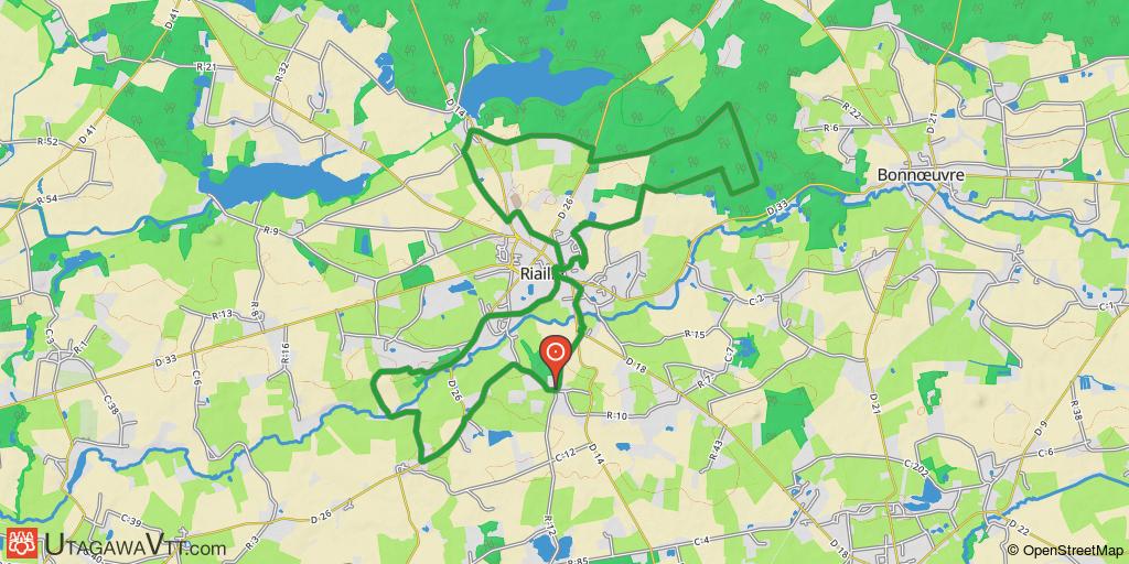 Dans la forêt d'Ancenis et le long de l'Erdre autour de Riaillé