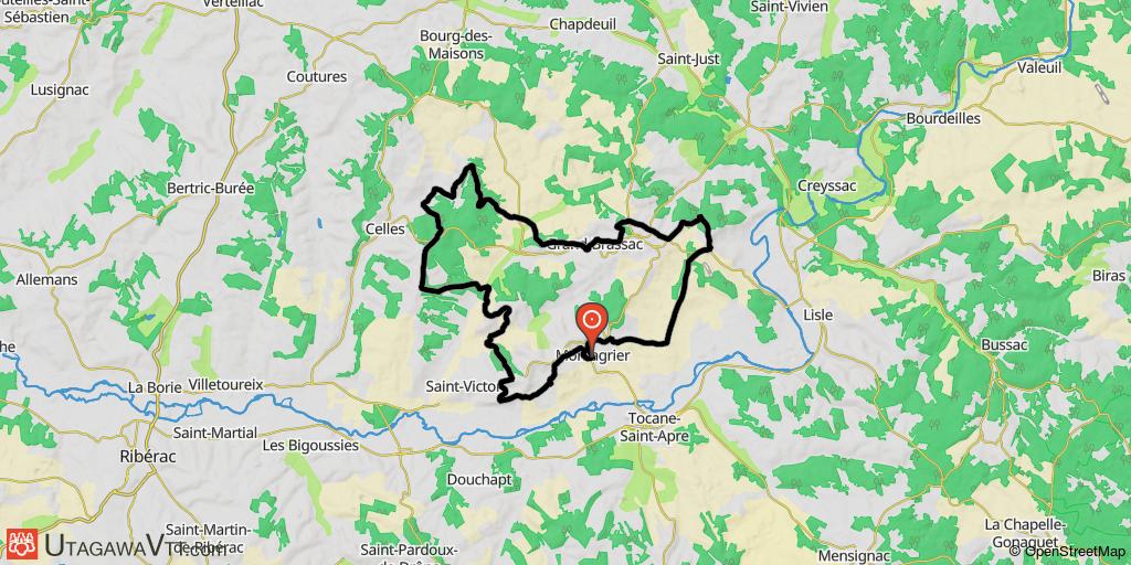 Boucle autour de Montagrier