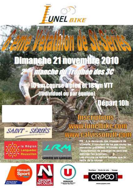 Saint-Sériès - 6ème Vétathlon 2010 - 16 km