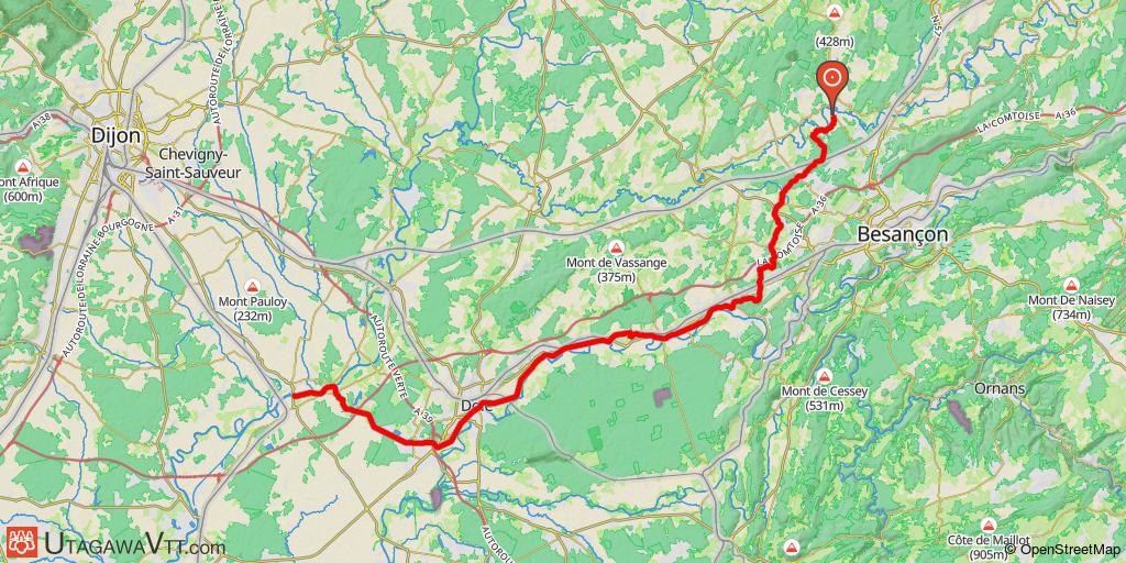 Rando Breurey-lès-Faverney (70) - Vignieu (38) (Etape 2/6)