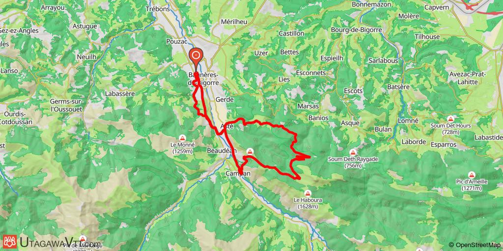 Le Courtau du Teilhet, descente par Cu Pommé