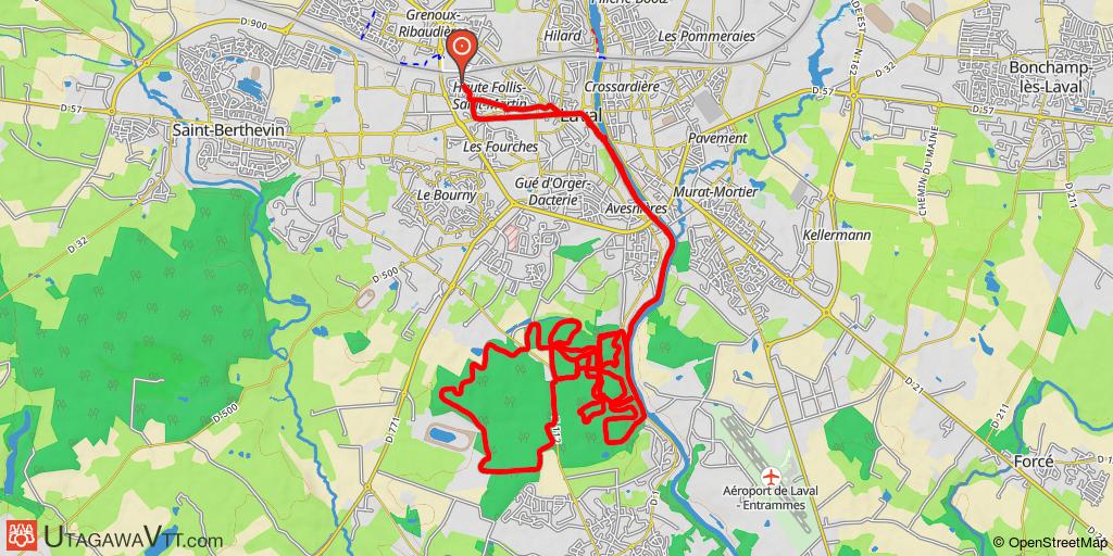 Laval : Bois de l'Huisserie