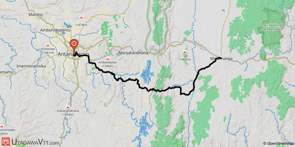 D'Antananarivo à Moramanga