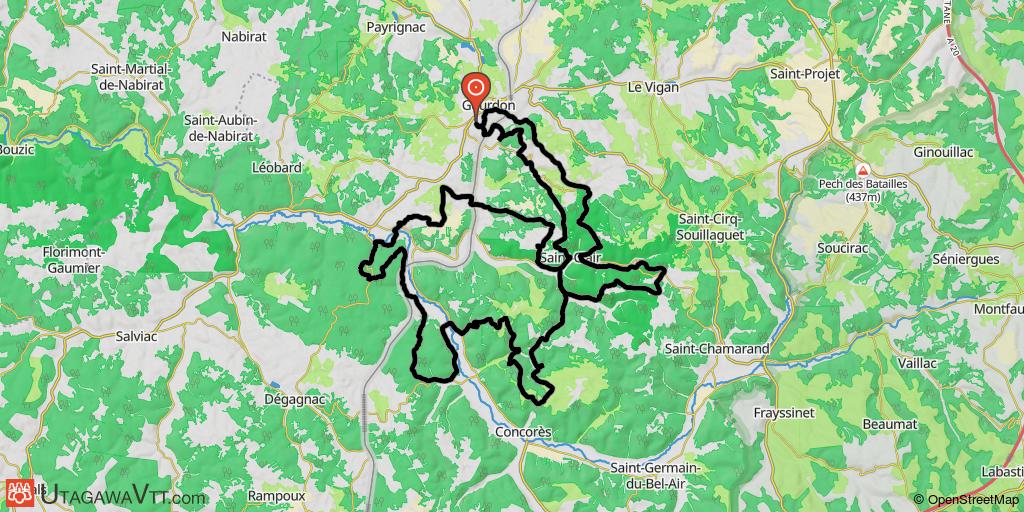La Gourdonnaise Verte 2011 - 55 km