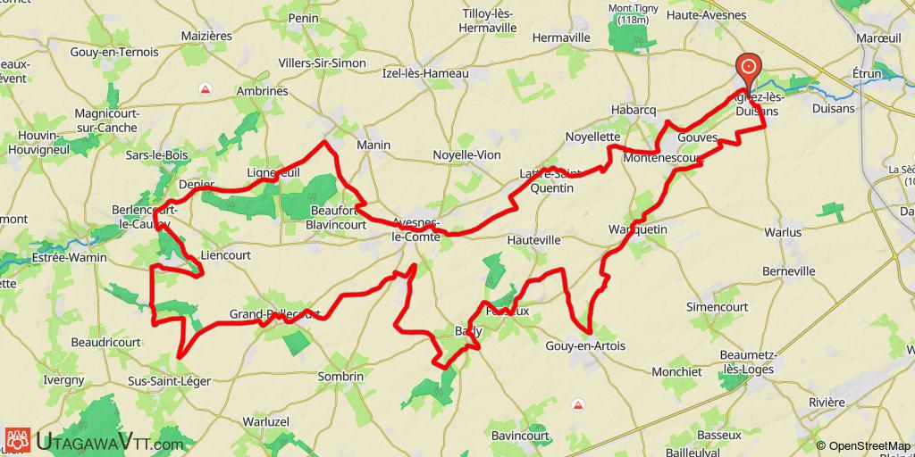 Agnez-lès-Duisans - La ronde du Gy - 60 km