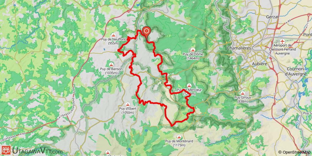 Balade entre la Sioule et Orcival par les volcans