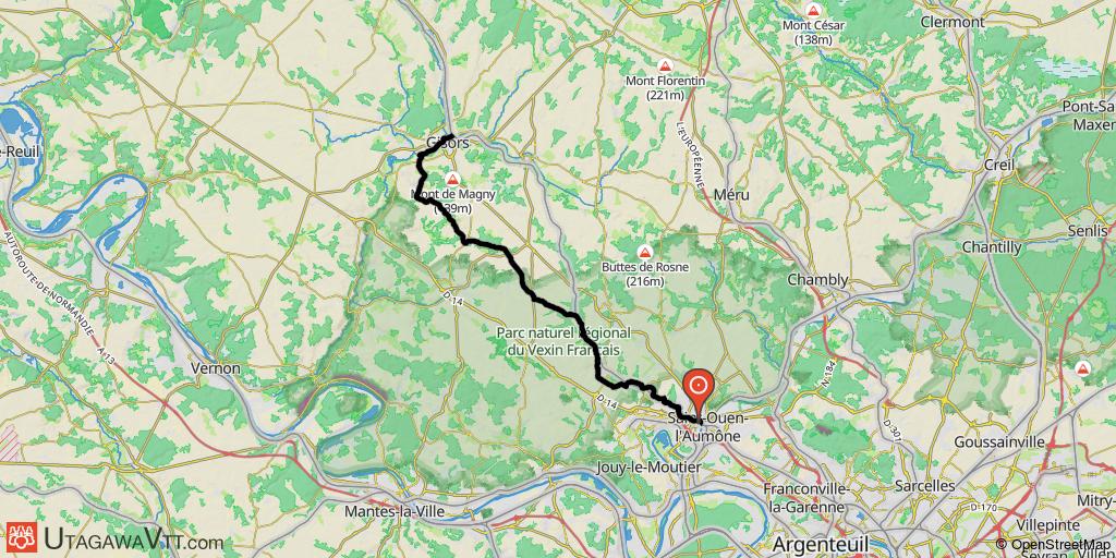 Pontoise - Gisors : Une escapade dans l'Eure (formule Train + Vélo)