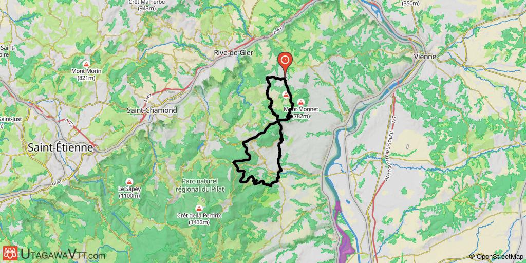 Un beau tour dans le Pilat en partant de Longes
