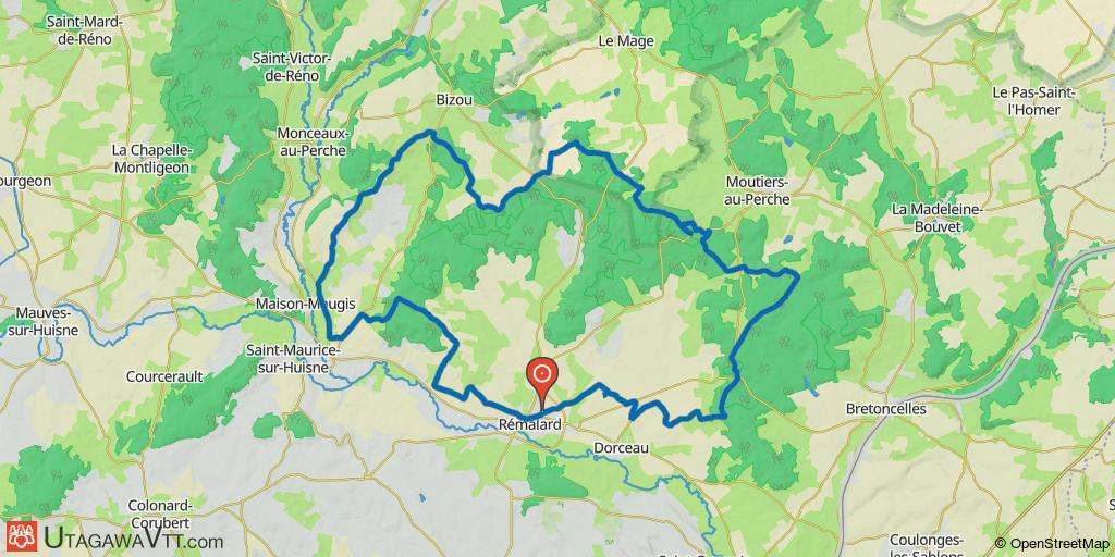 Dans le Perche de Rémalard à Moutiers-au-Perche