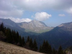 Vue du col de la Fougère