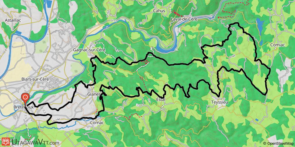 Bretenoux, Cère et Ségala 2011 - 47 km 