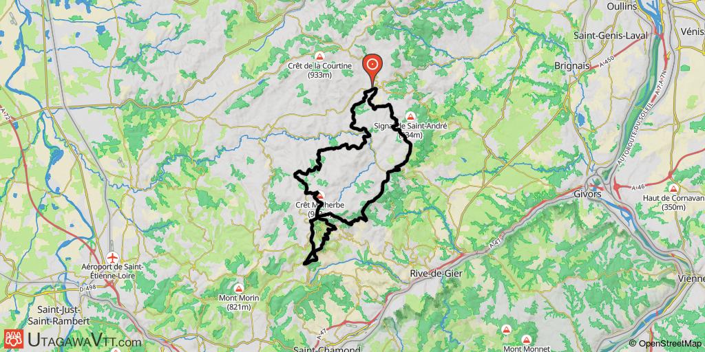 Randonnée de Saint-Martin-en-Haut 2011 - 55 km