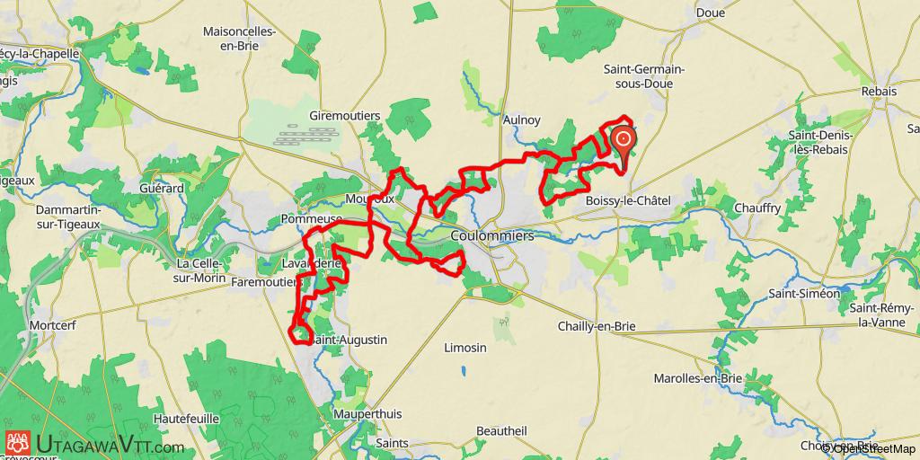 Boissy-le-Châtel  : Vallée du Morin et de l'Aubetin