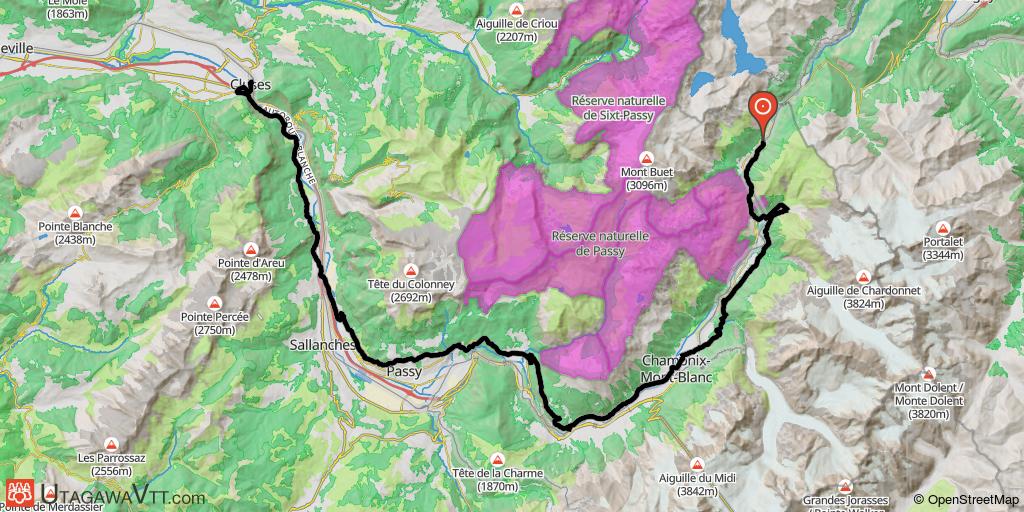 De Vallorcine à Cluses