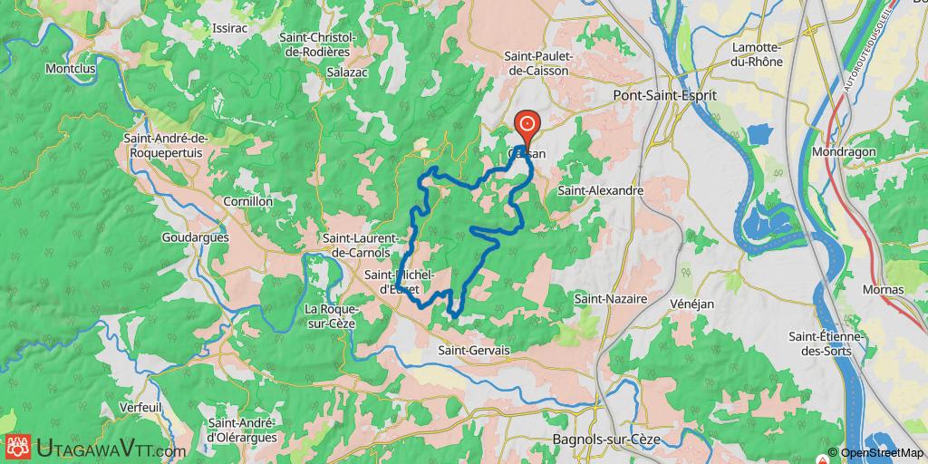 Carsan et la forêt de Valbonne