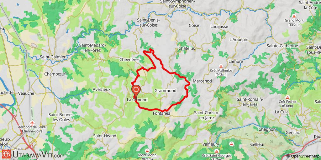 Rando VTT au départ de La Gimond