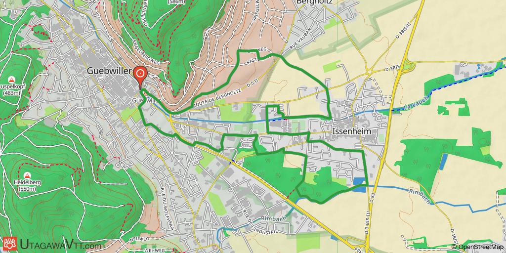 Espace VTT - FFC Région de Guebwiller - n°01 - Circuit d’Issenheim