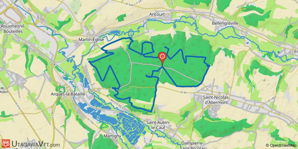 Points d'intérêt de la forêt d'Arques