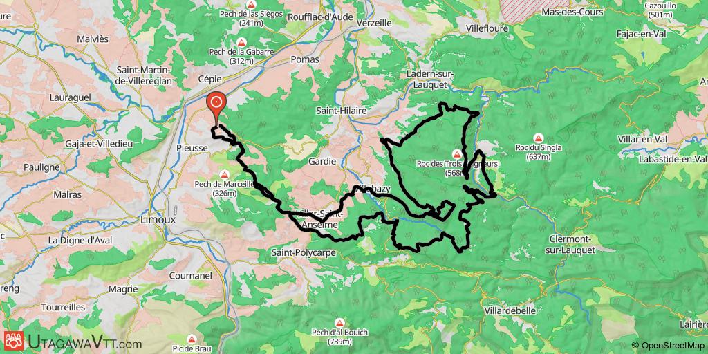 Camins de la Blanqueta - Limoux 2011- Raid 62 km