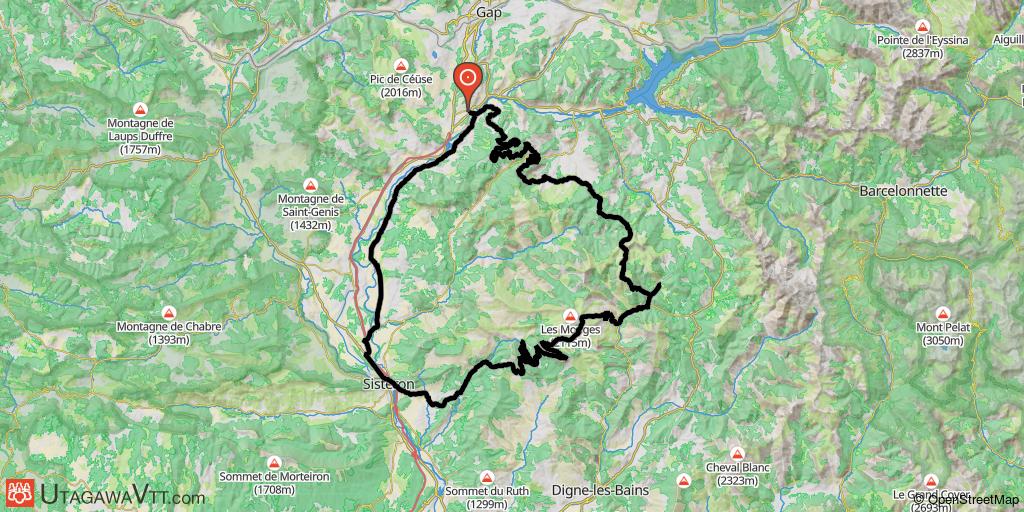 Boucle de quatre jours : Tallard - Sisteron - Tallard