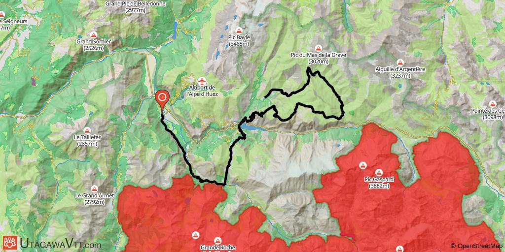 Deux jours autour de Bourg d'Oisans - Bourg d'Oisans - Besse (Etape 1/2)J1